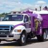 The porta potty pumper truck in the Pittsville Parade July 4, 2008